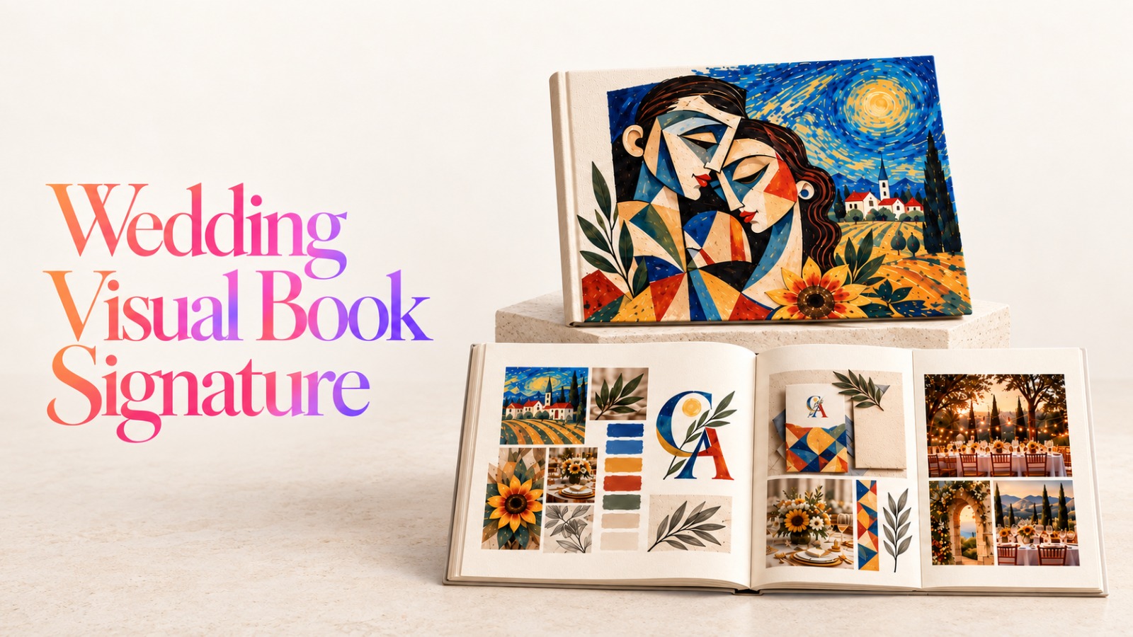 Wedding Visual Book Signature