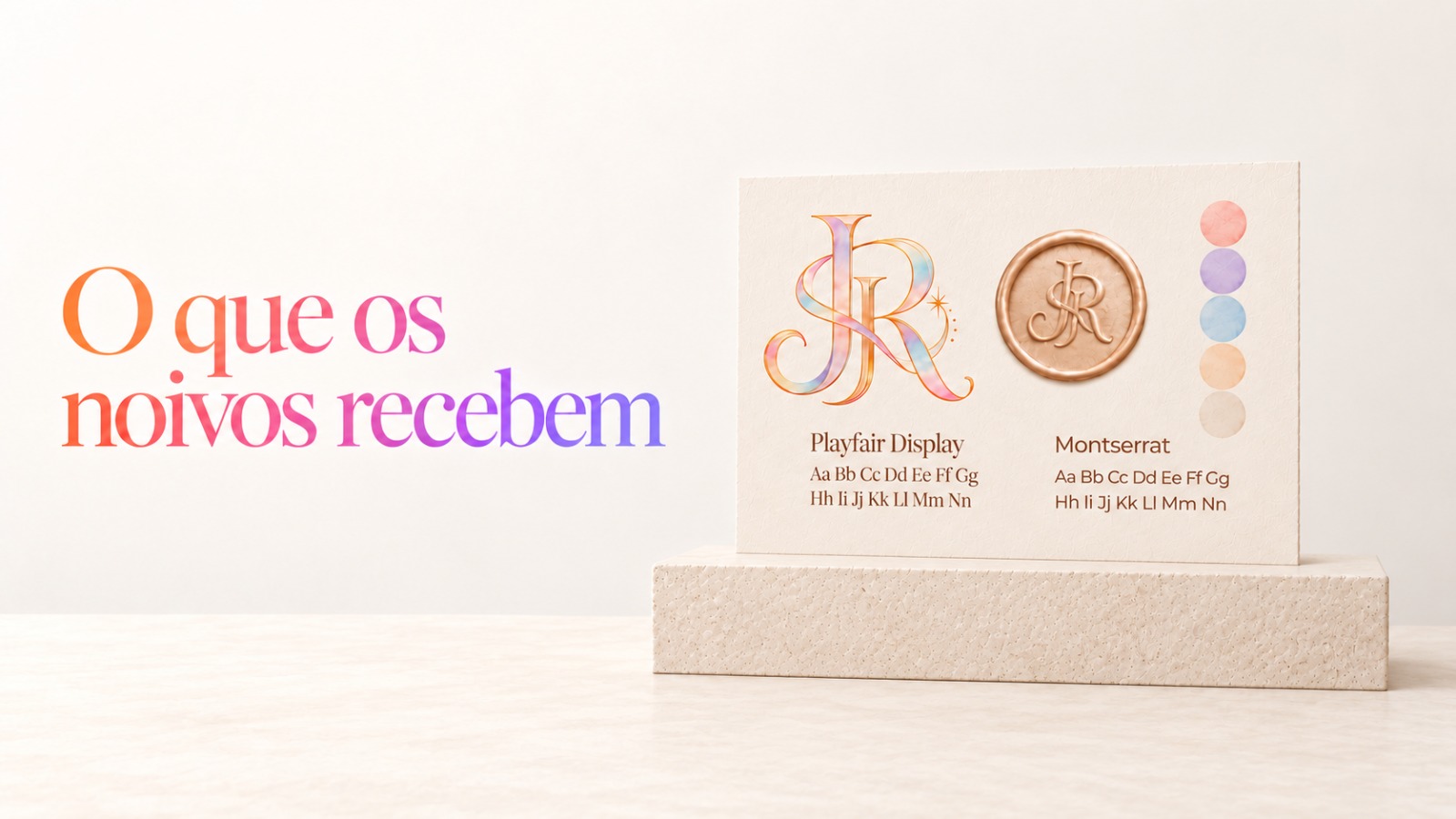 O que os noivos recebem